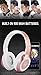 Bluetooth Headphones Over Ear, Hi-Fi Stereo Wireless Headset, Foldable, Soft Memory-Protein Earmuffs, Built-in Mic and Wired Mode for PC/ Cell Phones/ TV (Blue)
