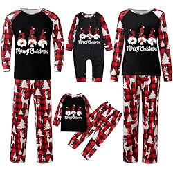 KASAAS Christmas Pajamas for Family Pjs Matching