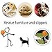 ACEONE Dog Squeaky Ball, Durable Pet Squeak Chew Bouncy Rubber Toy Balls for Small Large Dogs Indestructible Exercise Training Playing (2 Balls)