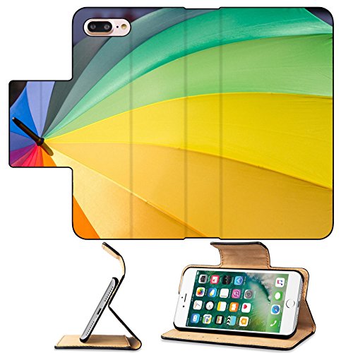 MSD Premium Apple iPhone 7 Plus Flip Pu Leather Wallet Case Format filling rainbow colored umbrella as a symbol for tolerance IMAGE 22182069 - Thumbnail 7