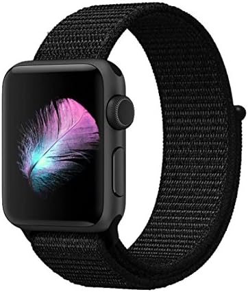 For Apple Watch Band Series 1 Series 2 Series 3 Nike+ Hermes Edition, Yunsea Nylon Sport Loop, with Hook and Loop Fastener, Adjustable Closure Wrist Strap, Replacement Band for iwatch, 38mm 42mm