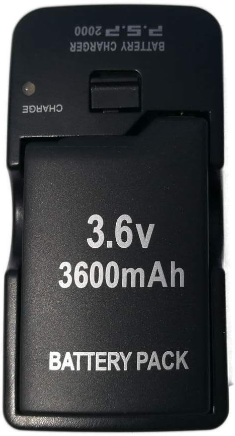 Fidgetkute 2x 3600mah Rechargeable Replacement Battery Pack For Sony Psp 1000 1001 Black Video Game Consoles Accessories Surclima Batteries Chargers