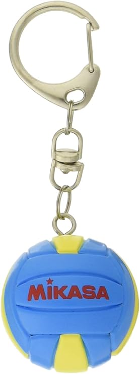 Amazon ミカサ Mikasa キーホルダー ドッジボール 青 黄 Kh Db Sby ミカサ ドッジボール