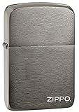 Zippo 1941 Replica  Black Crackle Pocket Lighter