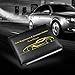Basenor Car Document Holder, Slim Leather Water Resistant Strong Magnetic Car Registration and Insurance Wallet Holder
