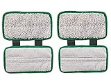 Synonymous 2 PK Reusable Replacement Pads Compatible with Shark Sonic Duo Pads Works with Shark Sonic Duo Hardwood Floor Cleaner SP600, ZZ550