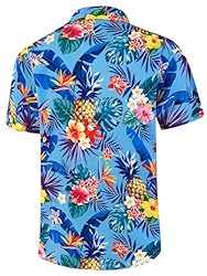 Hawaiian Shirts for Men Casual Beach Summer Shirt