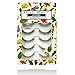 JIMIRE False Eyelashes 110 Lashes Natural Multipack Fake Eyelashes (5 Pairs)