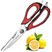 Heavy Duty Kitchen Shears W/ Ultra Strong and Sharp Take Apart Blades | Best Multifunction Scissors For Poultry, Meat, Chicken, Fish & Herbs | 100% Dish washer Safe