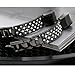 bayite Metal Bands Compatible with Fitbit Alta and Alta HR, Jewelry Bangle Adjustable Bracelet with Rhinestone? (Black, 5.5