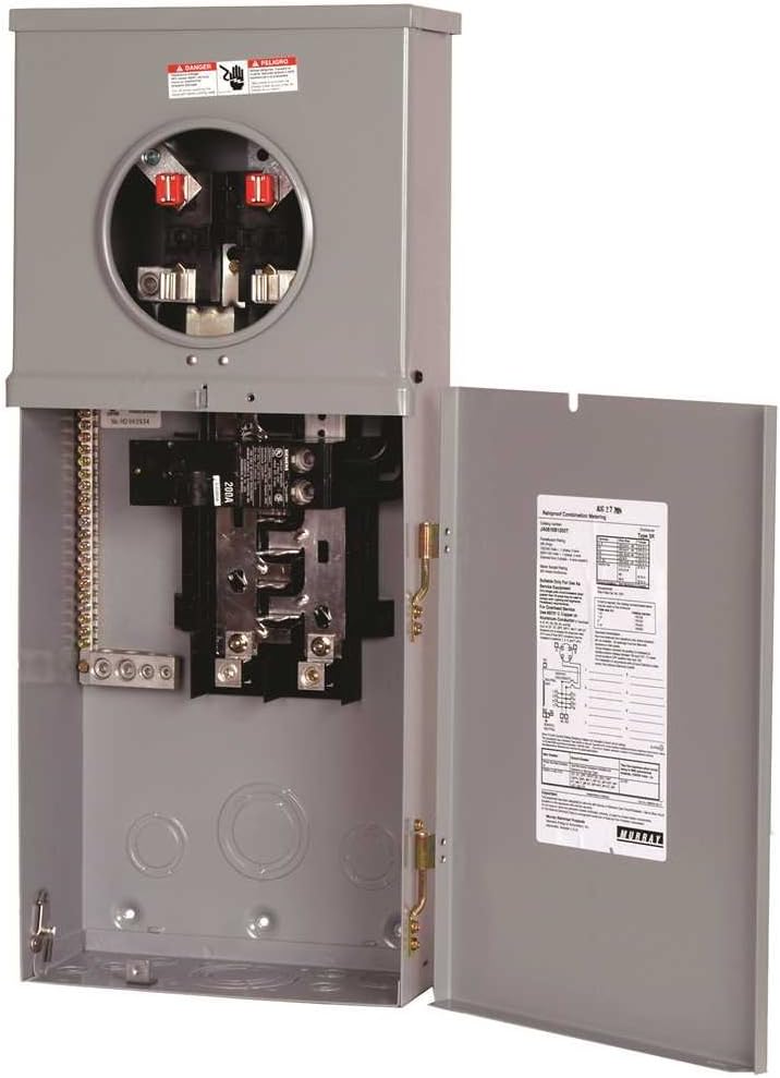 SIEMENS GIDDS-660875 660875 Outdoor Main Breaker Metered Service Equipment Panel 200Amp