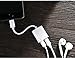 Lightning Jack Adapter & Splitter for iPhone X iPhone 8/8Plus iPhone 7/7Plus.2 in 1 Lightning Headphone Audio and Charge Sync Data Adaptor.Support Music +Charger+Phone Call.Support iOS 11