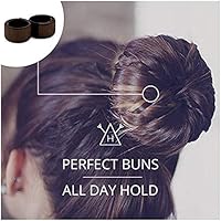 Hawwwy 3 Piece Hair Bun Maker Easy Snap And Roll Bun Hair Tool