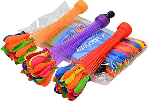Quick Fill Water Balloons 111 Colorful Water Balloons Random Color and Tube