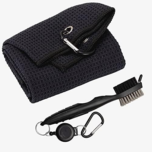 Golf Towel Golf Club Cleaner Set, Golf Microfiber Towels Golf Cleaning Towel Golf Club Brush Set, Suitable for Golf Lovers, Gift for Men Women and Children Golf Towel Golf Club Cleaner Set, Golf Microfiber Towels Golf Cleaning Towel Golf Club Brush Set, Suitable for Golf Lovers, Gift for Men Women and Children