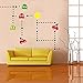 Pac-Man Game Wall Decal Cartoon Sticker Kids Bedroom Nursery Room Removable Wall Decor Murals