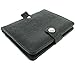 Cmxsevenday A7911 Folding PU Leather ID Card Holder with 2 ID Window and 3 Card Slots, Horizontal Style - Black