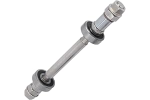 Wheel Hub Axle, Bike Accessories Solid Shaft Lever Front Rear Wheel Hub Axle Metal Bicycle Wheel Hub Axle Bike Repair Tool Re