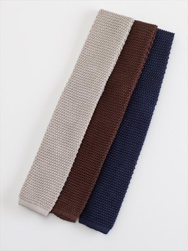 Amazon アウトレット品 テイジンメンズショップ ニットタイ ネイビー ネクタイ 通販