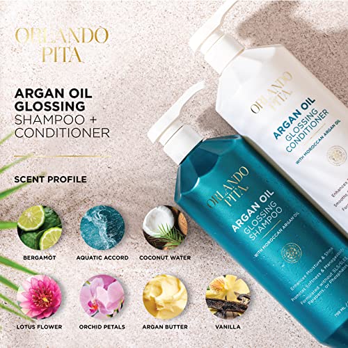 ORLANDO PITA Moroccan Argan Oil Glossing Shampoo & Conditioner Set