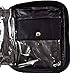 Tom David Lewis Compact Multi-Purpose Organizer Zipper Pouch Purse with Leatherette Key Fob - Versatile Cosmetic Bag, Makeup Bag, Vanity Bag, and Travel Toiletry Bag for All Your Essentials