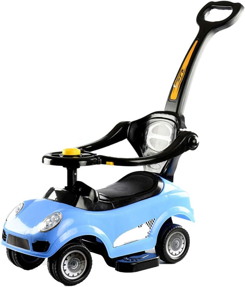 MAOJIE Push Car, 3In1 Baby Push Car with Push Rod PushPull Car, Baby