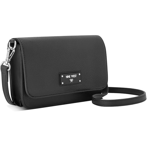 Nine West LEVONA Mini A-List Crossbody, Logotipo Floral, Logotipo Floral