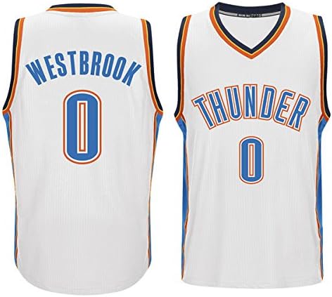 Men's Russell Westbrook #0 Basketball Jersey Mens Basketball Jersey - White