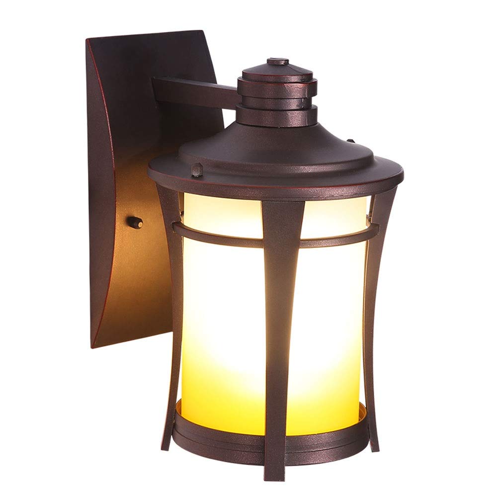 Skingk Minimalista moderno Retro Balcón Exterior Lámpara de Pared Al