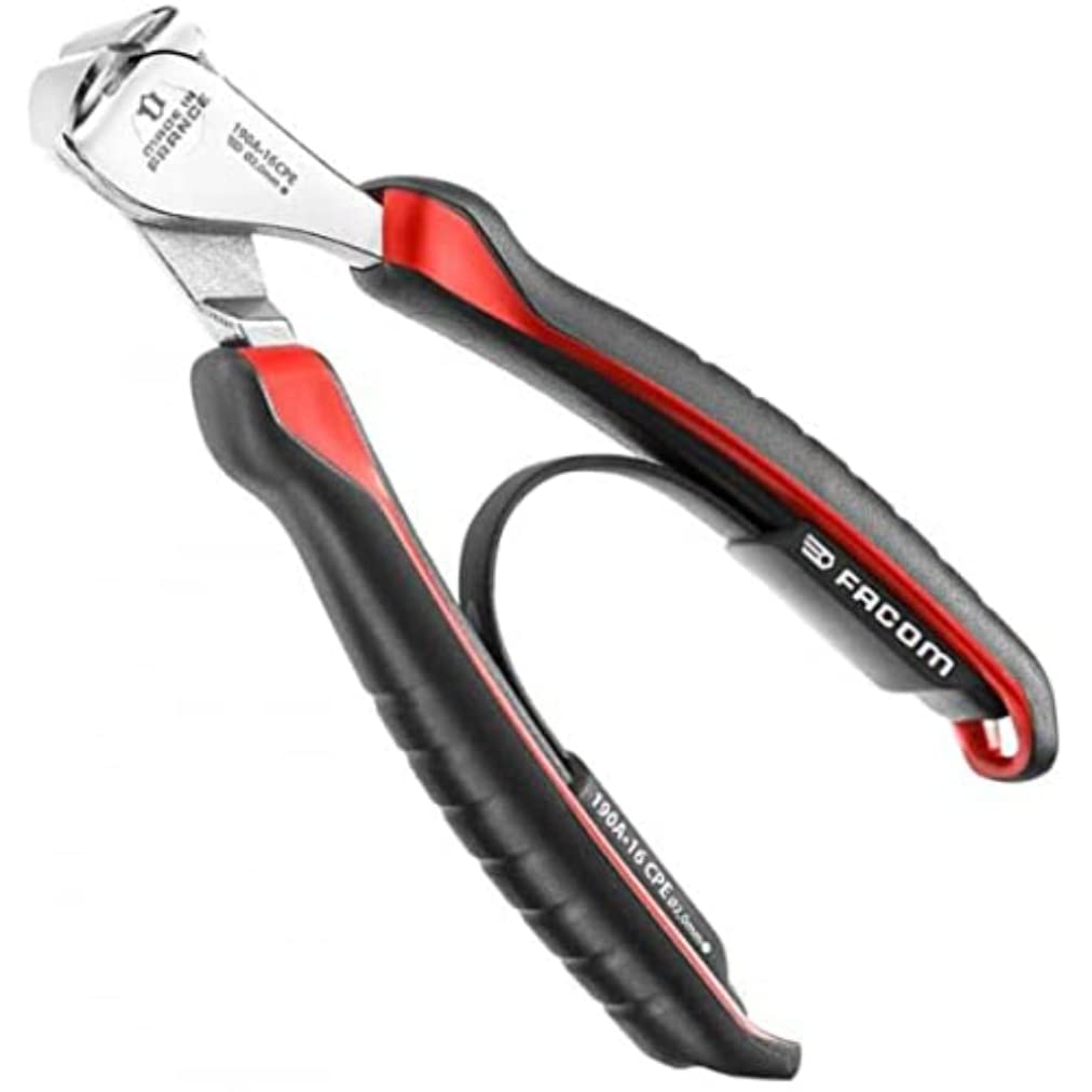 Facom 190A.16CPE Front Cutting Pliers, Red/Black, 160 mm