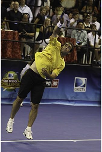 Globe Photos ArtPrints Pete Sampras Playing Tennis - 8" X 10" Pop Culture Art Photographic Full Bleed Print - Premium Paper