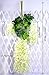 3.6 FT Wisteria Artificial Flowers Fake Hanging Wisteria Vine Ratta Silk Flowers for Home Wedding Party Decor, 24 Pieces