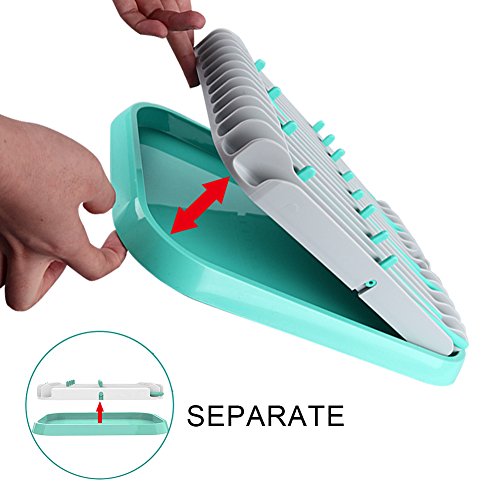 Baby Bottle Drying Rack with Bottle Cleaning Brush Set Collapsible Drying Rack for Well-Storage and Space-Saving - Thumbnail 3