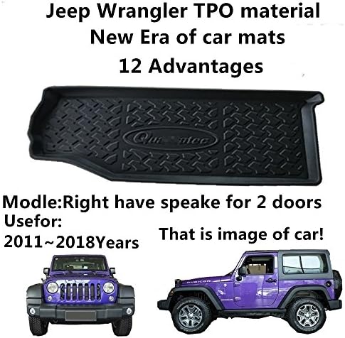 AUNAZZ/Trunk Mat Cover TPO Material Rubber Rear Trunk Cargo Liner Trunk Tray Floor Mat Cover 1 PCS Antibacterial, Waterproof, Odorless