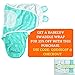 Baby Muslin Swaddle Blankets for Girls 100% Cotton Burp Swaddler Receiving Blankets (2 Pack)