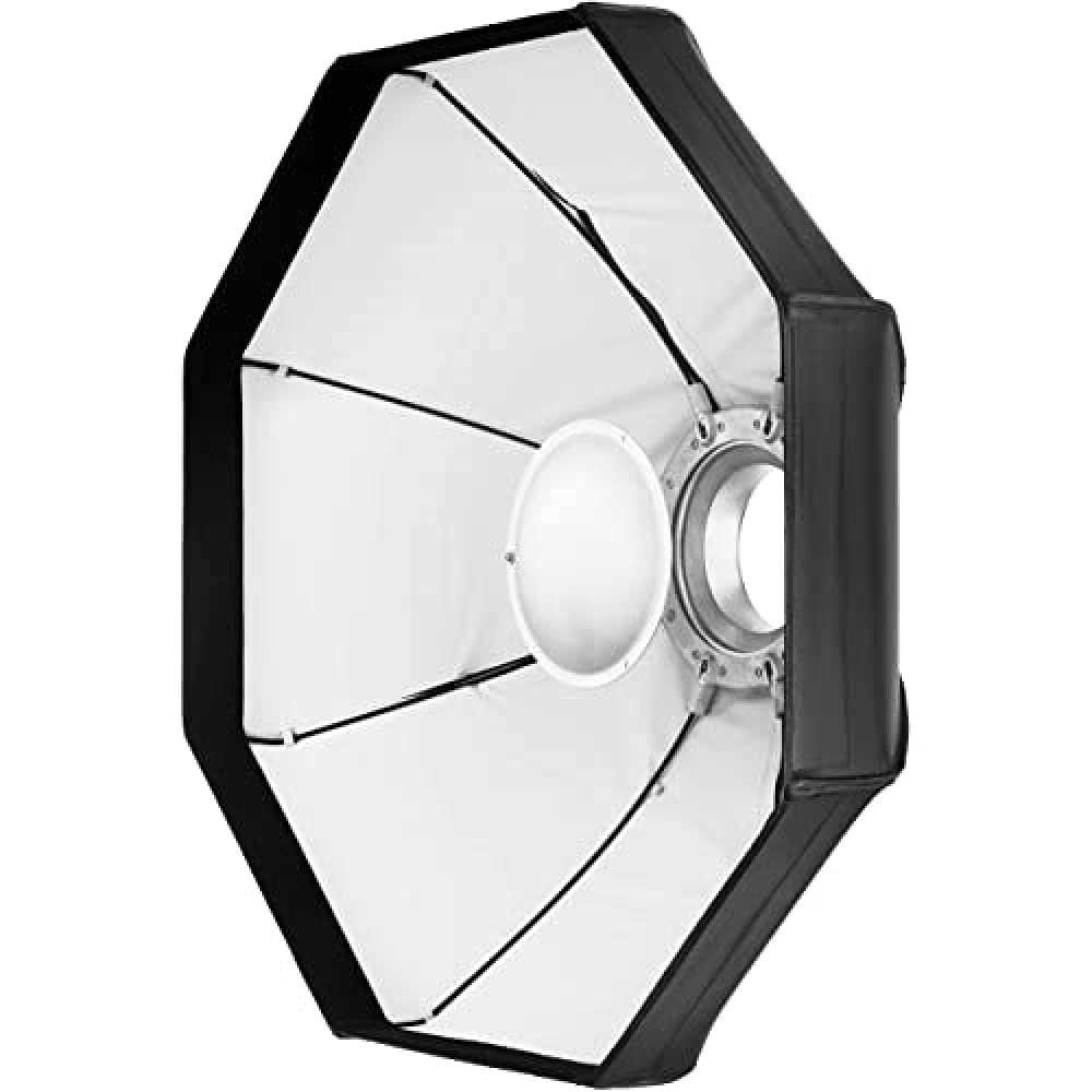 Rollei Pro Beauty Dish 80 cm - Foldable Beauty Dish with Bowens connection, ideal for People photography, Conversion to softbox possible