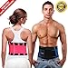 Back Brace Support Belt - Back Support for Men & Women with Adjustable Straps - Provides Back Pain Relief, Sciatica Relief and Lumbar Support - by PLYO-TEC (Pink, L)