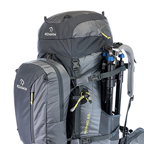 Roamm-Nomad-65-15-Backpack-80L-Liter-Internal-Frame-Pack-with-Detachable-Daypack-Best-Bag-for-Camping-Hiking-Backpacking-and-Travel-Men-and-Women