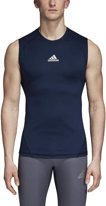 adidas men's alphaskin sleeveless compression shirt