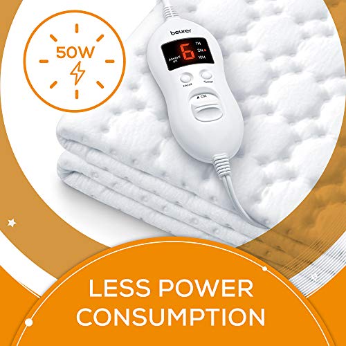 Beurer UWB55 Heated Underblanket Perfect for Person Ultra Soft Fleece