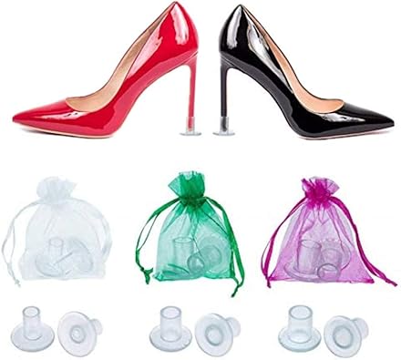 Stiletto Protector De Tacon Alto Protectores Tacones Cubre De Tacon Fundas De Reparacion De Tacones Para Mujeres Bodas Carreras Proteccion Contra Cesped Grava S M L 12 Pares Amazon Es Zapatos Y Complementos