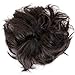 Scrunchy Scrunchie Updo Hairpiece Messy Hair Bun Extensions Chignons Hair Piece - Dark Brown.