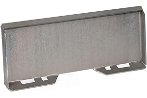 Titan Attachments 1/2" Universal Quick Tach Mount Plate, Thick Skid Steer Base Mount Plate Attachment, Compatible with Kubota, Bobcat Skid Steers and Tractors, Standard Quick Attach