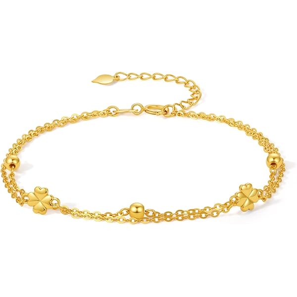 Amazon.com: ZHOU LIU FU 18kt Gold Bracelet for Women, 18K