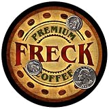 Freck Family Name Coffee Rubber Drink Coasters - 4
