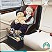 BABYSEATER Car Seat Protector for Child Car Seat with Folding Trash Can - Car Seat Covers Front Seats Only - XL Carseat Pad, Thick Padding, Waterproof, Fits All Vehicles - Keeps Your Seats Clean