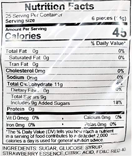 Hongyuan Dakeyi Strawberry Flavoured Hard Candy (350g), 1 Pack - //medicalbooks.filipinodoctors.org