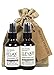LAVENDER + EUCALYPTUS AROMATHERAPY GIFT SET, Lavender Chamomile Spray, Lavender Spray, Pillow Spray, Eucalyptus Spray, Shower Mist Spray, Eucalyptus Essential Oil, Gift Set, 2 oz Glass bottles, eunoia