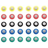 30Pcs Heavy Duty Refrigerator Magnets with Assorted Colors, 20mm-Diameter, Perfect Fridge Magnets, Photo Magnets, Map Magnets, Whiteboard Magnets