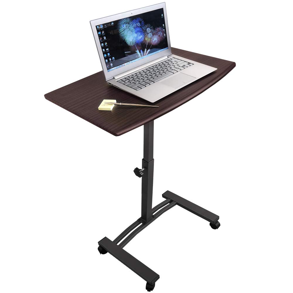 Tatkraft Salute Mobile Laptop Stand Desk Adjustable Height 52-84cm 4 casters (with locking device)